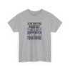 T-shirt Football Toulouse – "Je Suis Supporter TFC" – Tee-Shirt Blanc Gris Violet Humour Ligue 1 Adulte S à 3XL