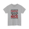 T-shirt OGC Nice Je Ne Suis Pas Parfait Mais Je Suis Supporter Tee-Shirt Humour Football Homme