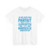 T-shirt Supporter OM Marseille Je Ne Suis Pas Parfait Mais Je Suis Supporter Tee Shirt Humour Foot Homme