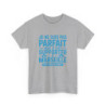 T-shirt Supporter OM Marseille Je Ne Suis Pas Parfait Mais Je Suis Supporter Tee Shirt Humour Foot Homme