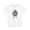 T-shirt Boneca Ambalabu Grenouille – Tee Shirt Drôle Blanc Gris – Design Absurde Cartoon Funky S à 3XL