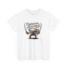 T-shirt Cappuccino Assassino – Tee Shirt Ninja Café Humour Blanc Gris – Design Guerrier Latte Art S à 3XL