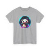 T-shirt Panda Néon Mignon – Tee Shirt Design Kawaii Psychédélique Blanc Noir Gris – Visuel Coloré S à 3XL