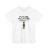 T-shirt Future Militaire Femme – Tee Shirt Blanc Gris Métier Armée Française – Design Uniforme Patriote S à 3XL