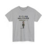 T-shirt Future Militaire Femme – Tee Shirt Blanc Gris Métier Armée Française – Design Uniforme Patriote S à 3XL