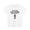 T-shirt Futur Militaire Homme – Tee Shirt Blanc Gris Vocation Armée Française – Design Uniforme Patriote S à 3XL