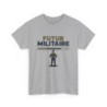 T-shirt Futur Militaire Homme – Tee Shirt Blanc Gris Vocation Armée Française – Design Uniforme Patriote S à 3XL