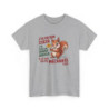 T-shirt Femme Humour Écureuil – J’ai un Bon Cœur et Une Grande Gueule – Tee Shirt Drôle Méchante Blanc Gris Noir S à 3XL