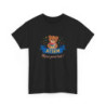 T-shirt Merci ATSEM Femme – Ourson Mignon et Livres – Cadeau Fin d’Année Aide Maternelle École Maternelle Noir Gris Blanc