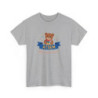 T-shirt Merci ATSEM Femme – Ourson Mignon et Livres – Cadeau Fin d’Année Aide Maternelle École Maternelle Noir Gris Blanc