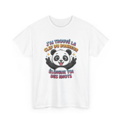 Tee Shirt Humour Panda –...