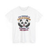 Tee Shirt Humour Panda – T-shirt Message Drôle "Éloigne-toi des Idiots" – Cadeau Mignon