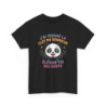 Tee Shirt Humour Panda – T-shirt Message Drôle "Éloigne-toi des Idiots" – Cadeau Mignon