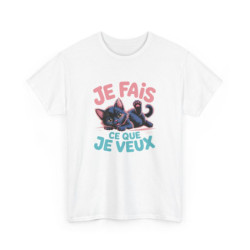 Tee Shirt Humour Chat –...