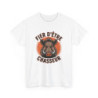 Tee Shirt Chasseur "Fier d’être Chasseur" – T-shirt Sanglier Chasse Homme – Blanc ou Gris