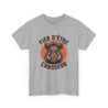 Tee Shirt Chasseur "Fier d’être Chasseur" – T-shirt Sanglier Chasse Homme – Blanc ou Gris