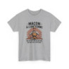 Tee Shirt Maçon Humour Métier – "On ne fait pas du béton, on fait de l’histoire" – T-shirt Blanc ou Gris BTP S à 3XL