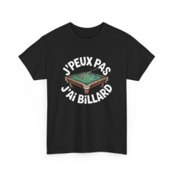 Tee Shirt Noir Billard –...