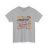 Tee Shirt Maîtresse Fin d’Année – T-shirt Merci "Trop Géniale" École Maternelle – Cadeau Blanc ou Gris S à 3XL