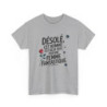 Tee Shirt Homme – « Cet homme est déjà pris par une femme fantastique » – T-Shirt Blanc ou Gris Humour Amour Cadeau Couple