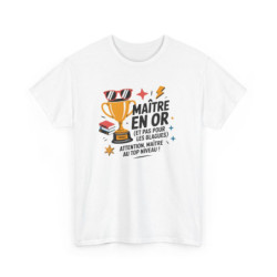 Tee Shirt Maître en Or –...