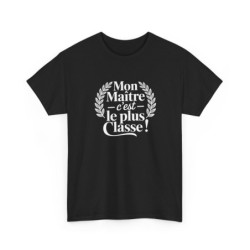 T-shirt Noir “Mon Maître...