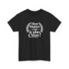 T-shirt Noir “Mon Maître C’est le Plus Classe” – Design Laurier Blanc – Cadeau Élégant Enseignant