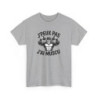 Tee-Shirt J’Peux Pas J’Ai Muscu – T-shirt Sport Gorilla Bodybuilding – Coton Adulte Blanc ou Gris – Humour Fitness et Gym
