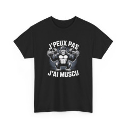 Tee-Shirt Noir J’Peux Pas...