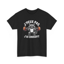 Tee-Shirt Noir J’Peux Pas...