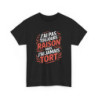 Tee-Shirt Humour “J’ai Pas Toujours Raison” – T-shirt Noir Unisexe – Phrase Drôle & Confiance en Soi – Idée Cadeau Originale