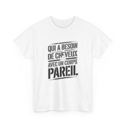 T-shirt Homme Chauve Humour...