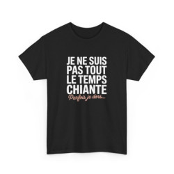 T-shirt Femme Noir Je Ne...