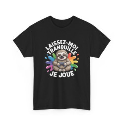 T-shirt Gamer Paresseux  Je...