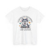 T-shirt Husky Gamer Unisexe Motif Manette & Texte  Laissez-moi Tranquille, Je Joue  Coton Blanc & Gris Sport S-3XL