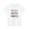 T-shirt Femme Citation Directrice Tee-shirt Blanc & Gris Humour Travail  Assez Douée pour Être Directrice  S-3XL