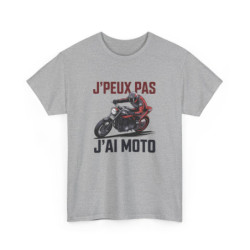 T-shirt Homme Moto J’peux Pas J’ai Moto  Tee-shirt MotardCadeau Biker & Passion Deux-Roues S-3XL