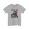 T-shirt Homme Moto J’peux Pas J’ai Moto  Tee-shirt MotardCadeau Biker & Passion Deux-Roues S-3XL