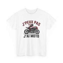 T-shirt Femme Moto  J’peux...