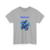 T-shirt Moto Personnalisable avec Prénom  Motard Bleu Style Racing  Tee-shirt Noir, Blanc, Gris Coton Cadeau Biker S-3XL