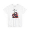 Tee-Shirt Motocross Adulte Personnalisable  Pilote Moto Cross Rouge T-Shirt Blanc ou Gris Sport Coton S à 3XL