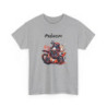 Tee-Shirt Motocross Adulte Personnalisable  Pilote Moto Cross Rouge T-Shirt Blanc ou Gris Sport Coton S à 3XL