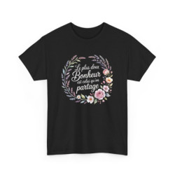 T-shirt Femme Noir avec...