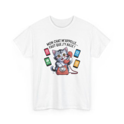 T-shirt Mon Chat M’Appelle...