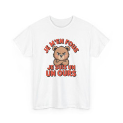 T-shirt Je M’en Fous Je...