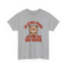 T-shirt Je M’en Fous Je Suis un Ours  Tee Shirt Blanc, Gris ou Noir  Humour Grognon & Ours Cartoon Mignon Adulte