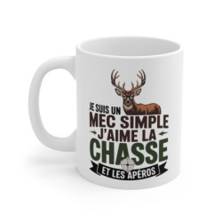 Tasse Chasseur Drôle 325ml...