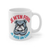 Tasse Humour Chien 325ml – Je m’en fous je suis un Chien – Mug Bulldog Marrant Animal Déjanté Cadeau