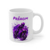 Tasse Moto Personnalisable 325ml Mug Motard Violet avec Prénom  Cadeau Biker Femme Homme Racing Unique