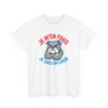 T-shirt Homme Drôle Bulldog Tee-shirt Humour Je M’en Fous Je Suis Un Chien Coton Confortable Cadeau Fun Chien